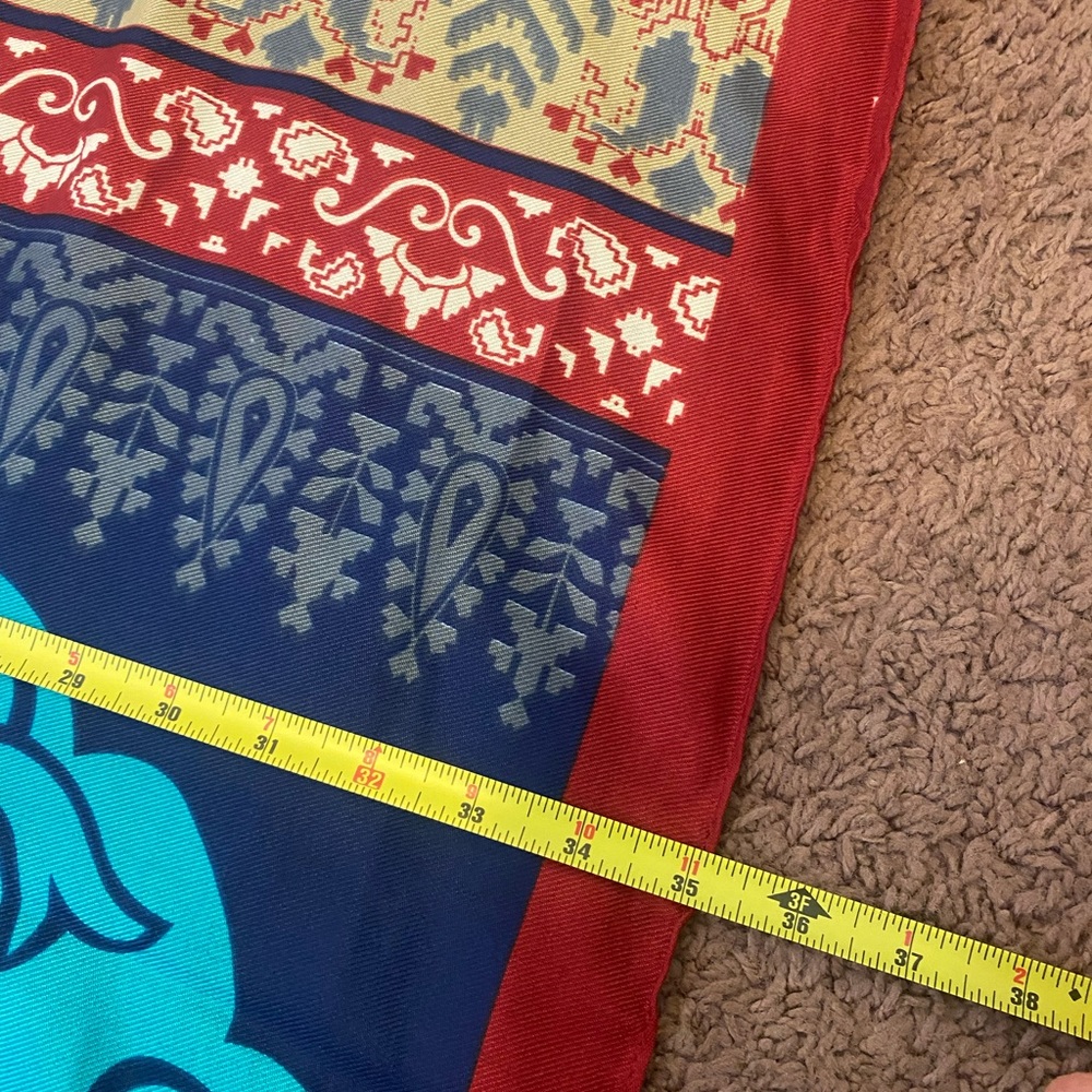 2 FOR $20 Shawl Wrap Throw Scarf Soft Tapestry Table Cloth Red Multi Color Aztec - Picture 3 of 4